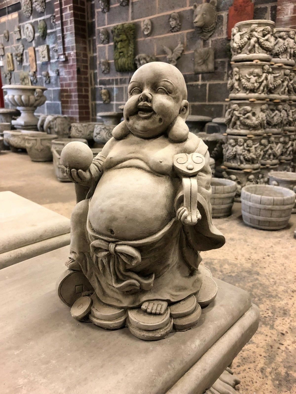 Prosperity-Boosting Wealth Buddha Ornament