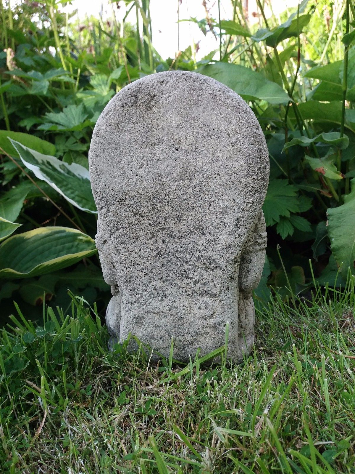 Solid Ganesh Stone Garden Ornament - Weatherproof