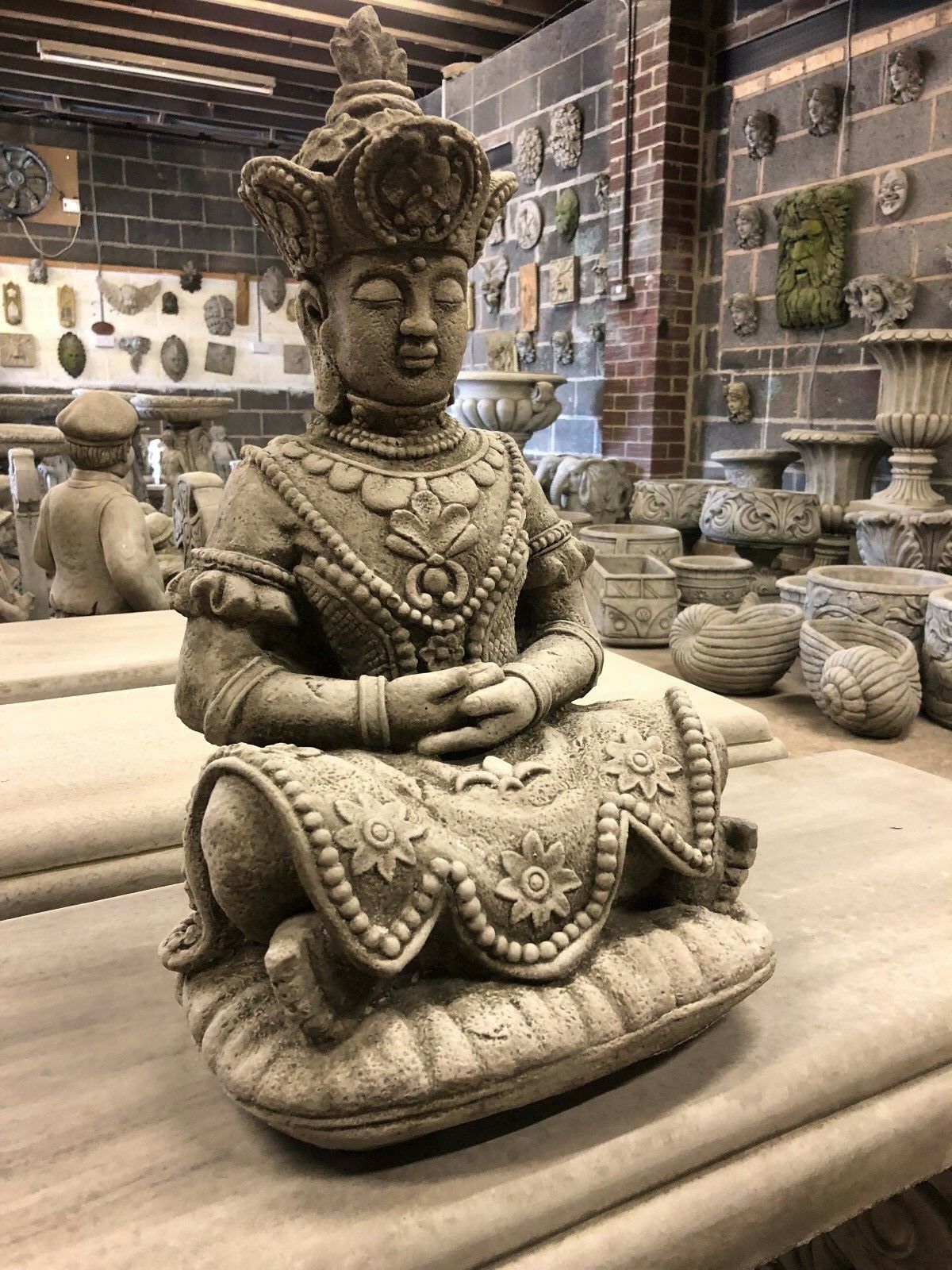 Serene Buddha Garden Statue for Inner Peace