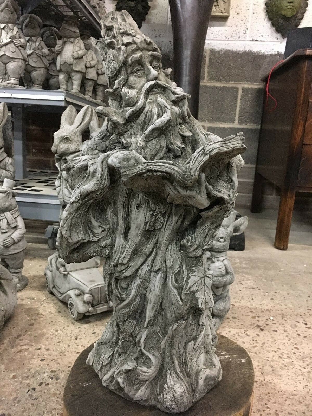 Stone Magical Wizard Ornament