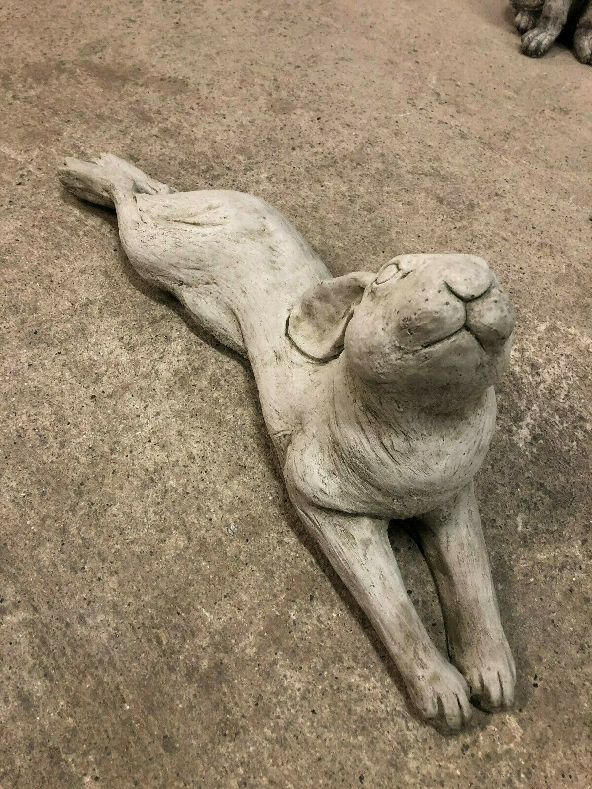 Stone Laying Down Gazing Hare Ornament