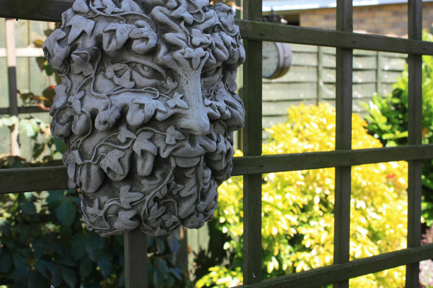 Stone Greenman Tree/Wall Plaque