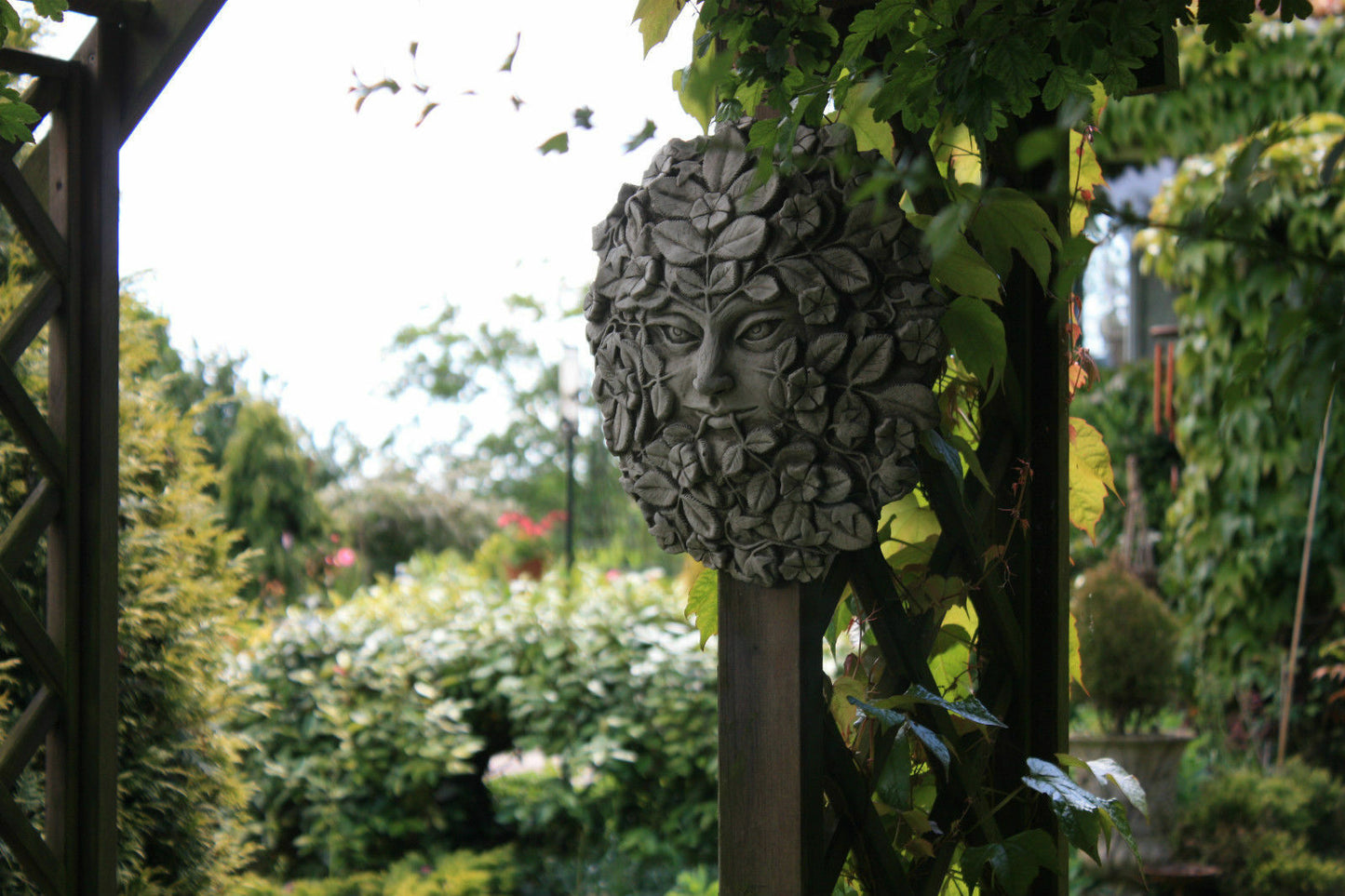 Stone Greenwoman Tree/Wall Plaque