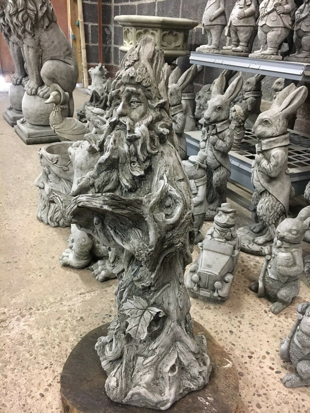 Stone Magical Wizard Ornament