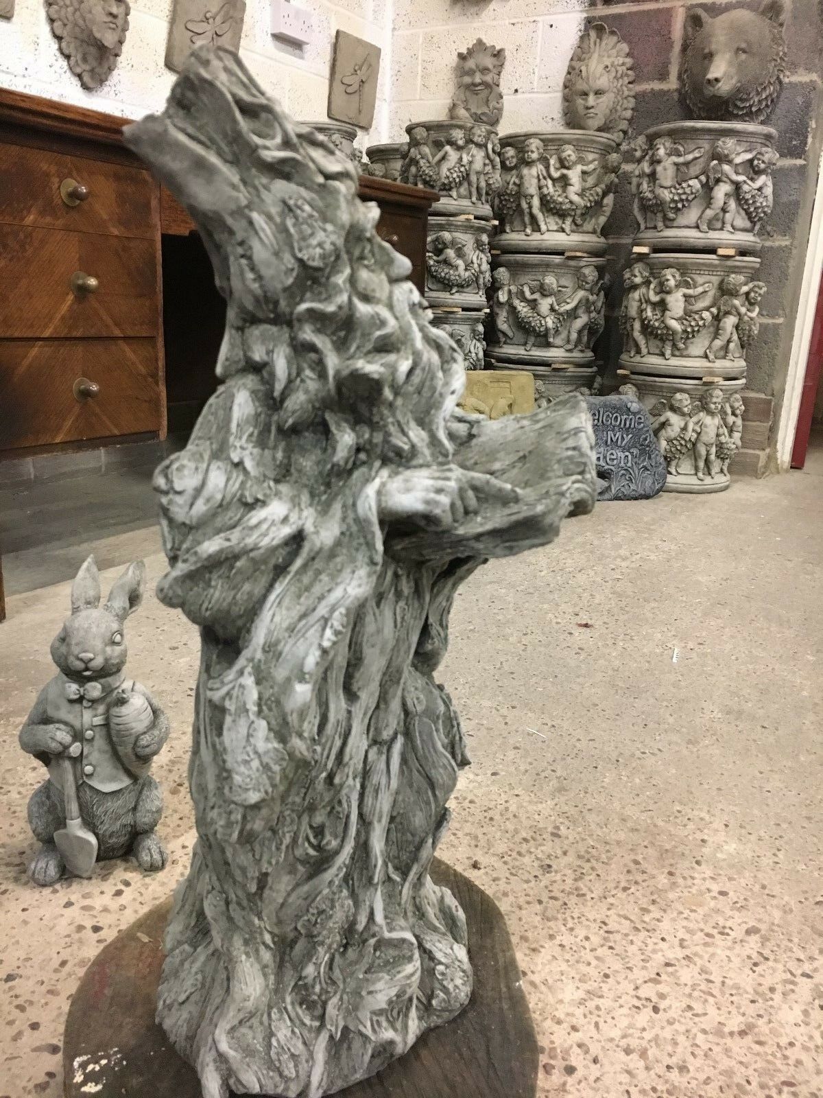 Stone Magical Wizard Ornament