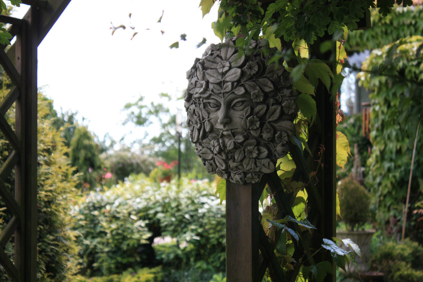 Stone Greenwoman Tree/Wall Plaque