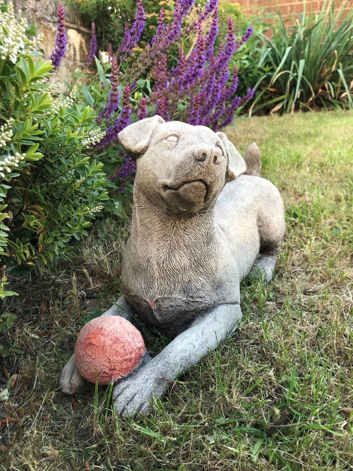 Stone Jack Russell Dog Ornament
