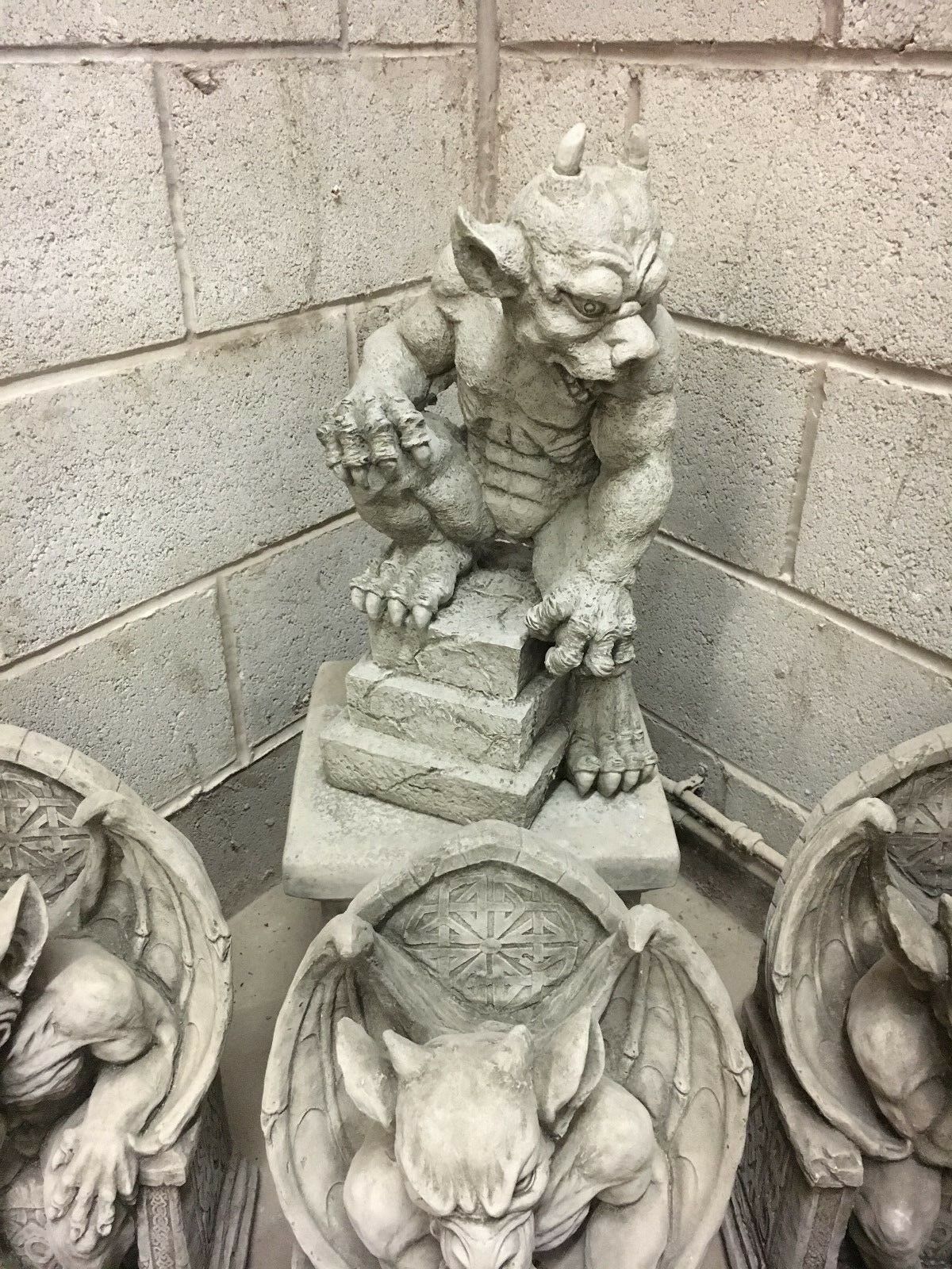 Stone Guardian Gargoyle Statue