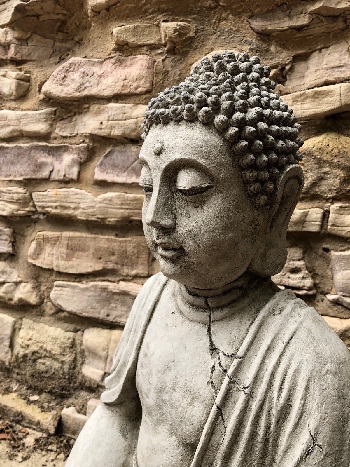Stone Buddha Sculpture for Gardens