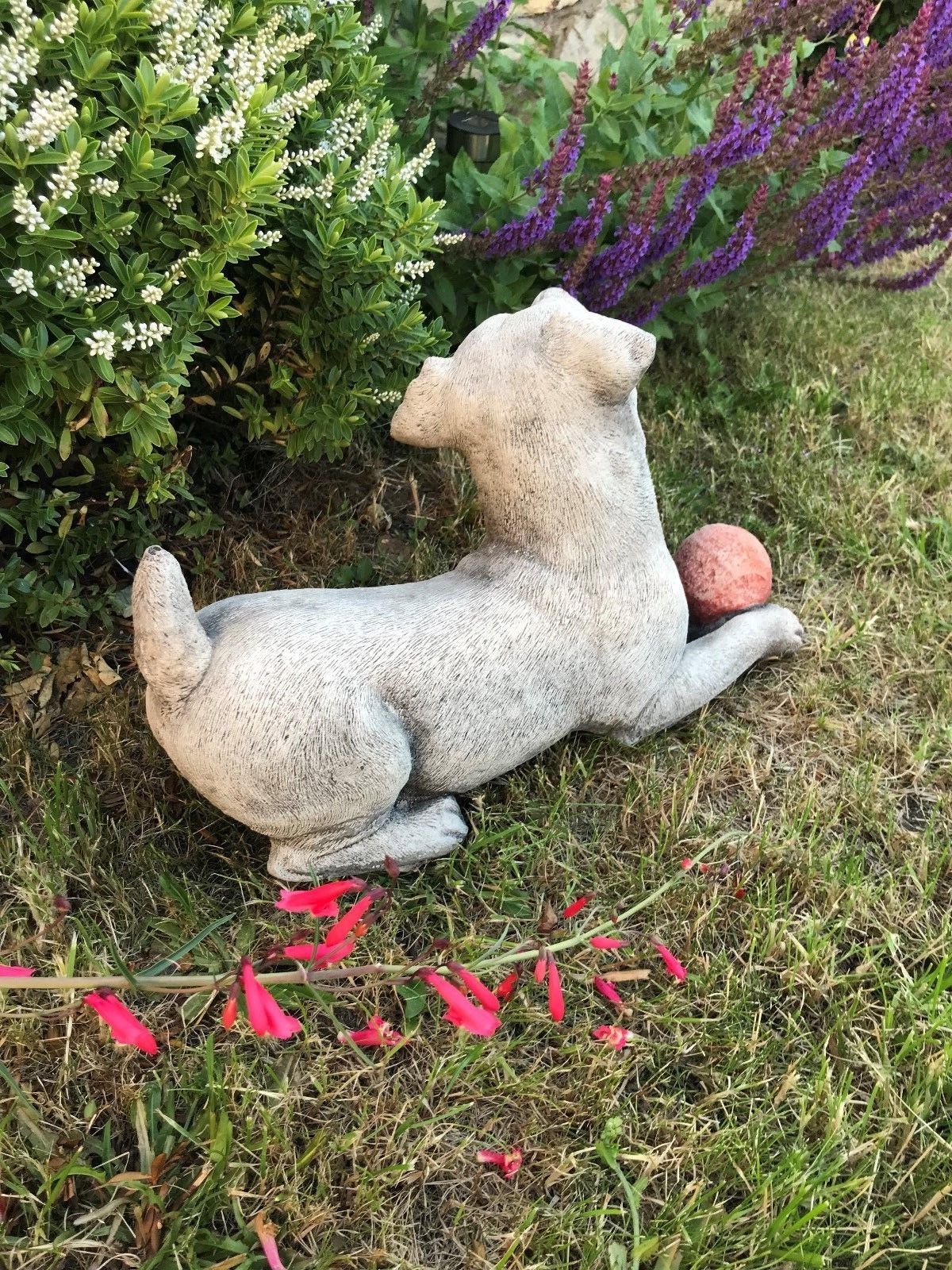 Stone Jack Russell Dog Ornament