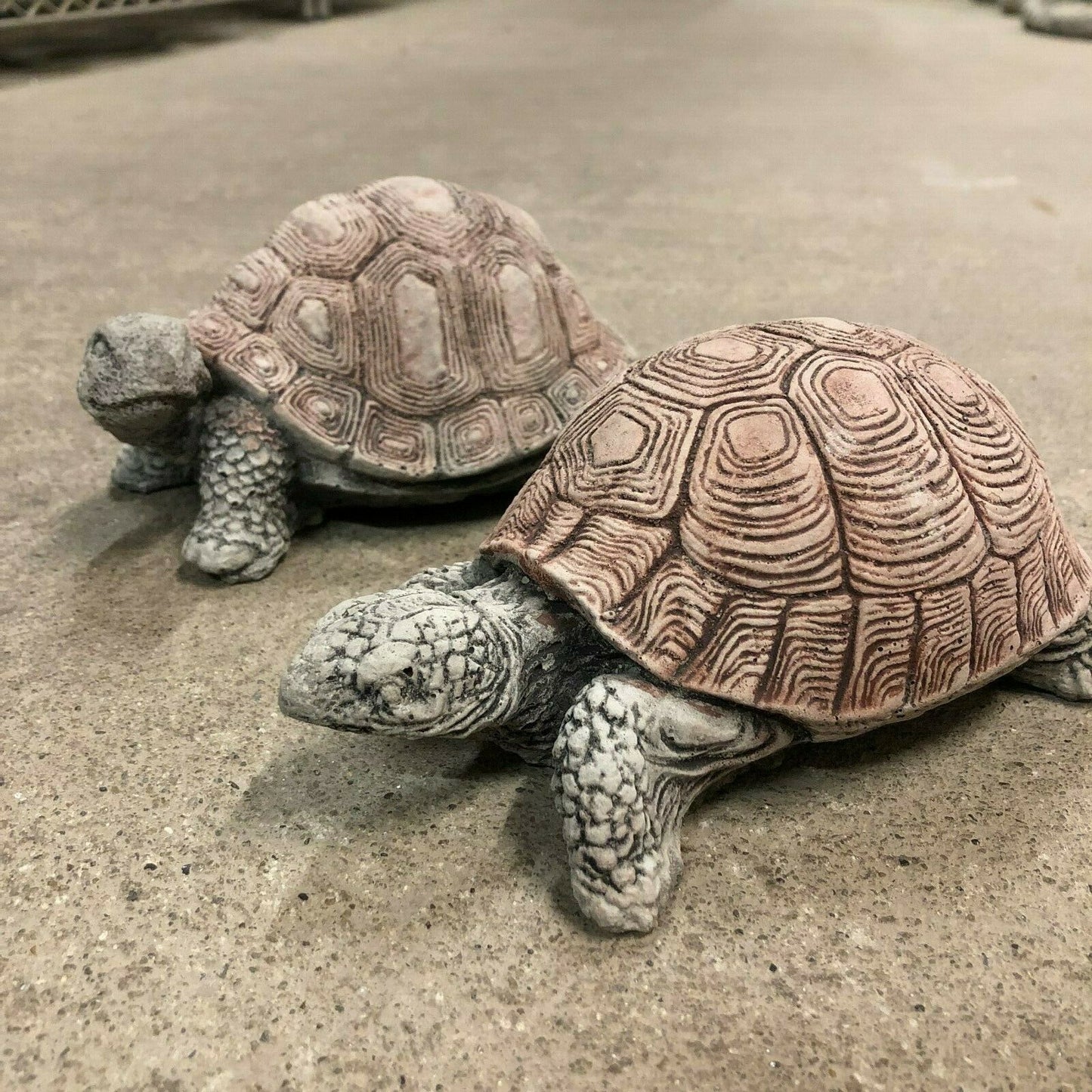 Pair of Stone Tortoise Ornaments