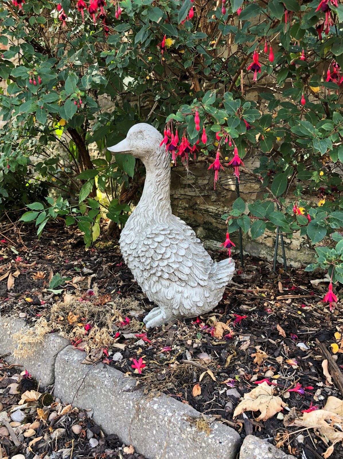 Stone Goose Statue