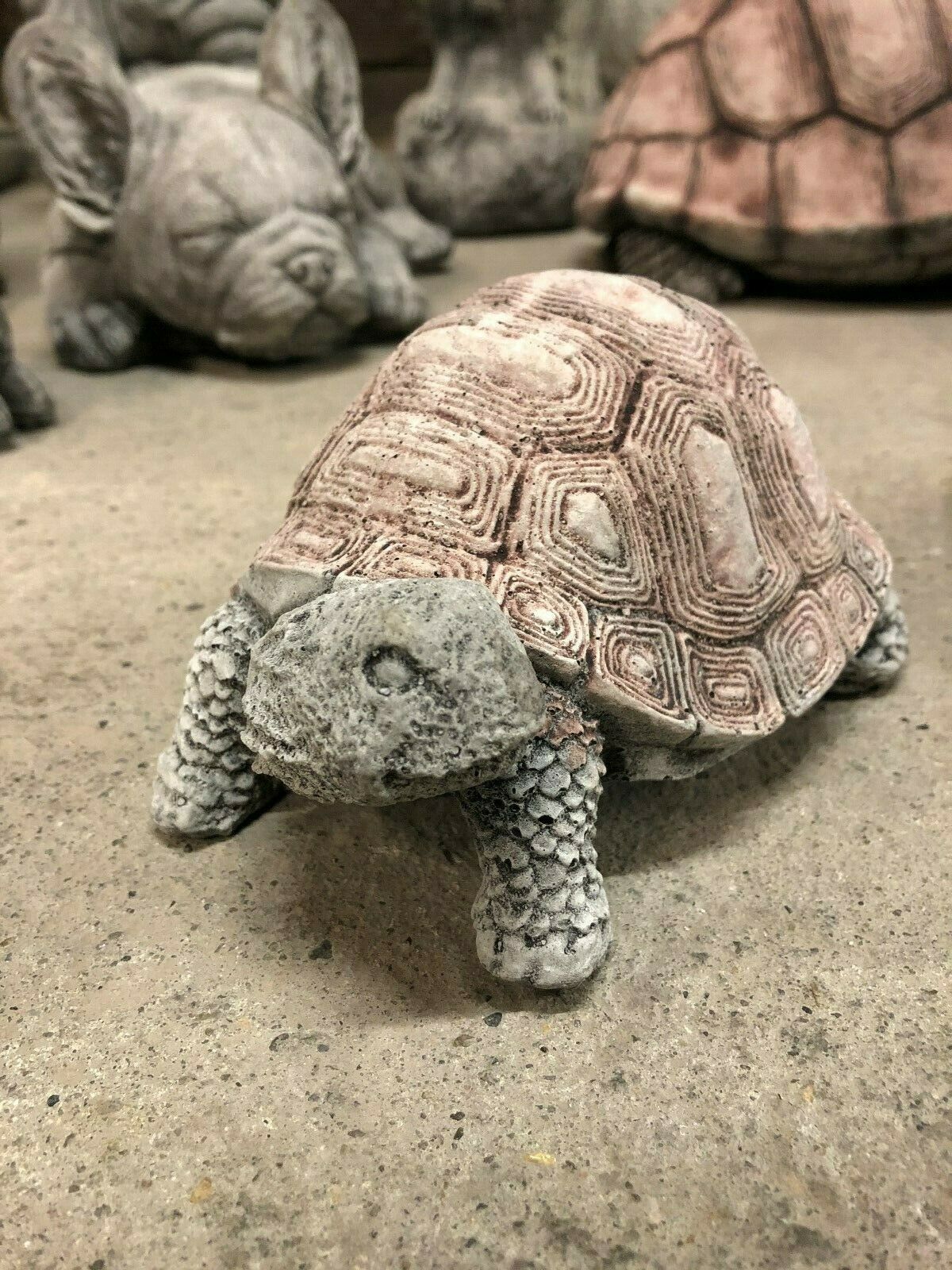 Pair of Stone Tortoise Ornaments