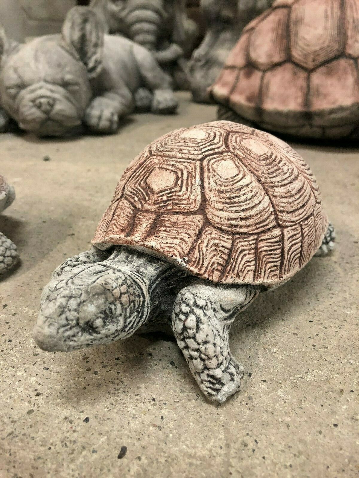 Pair of Stone Tortoise Ornaments