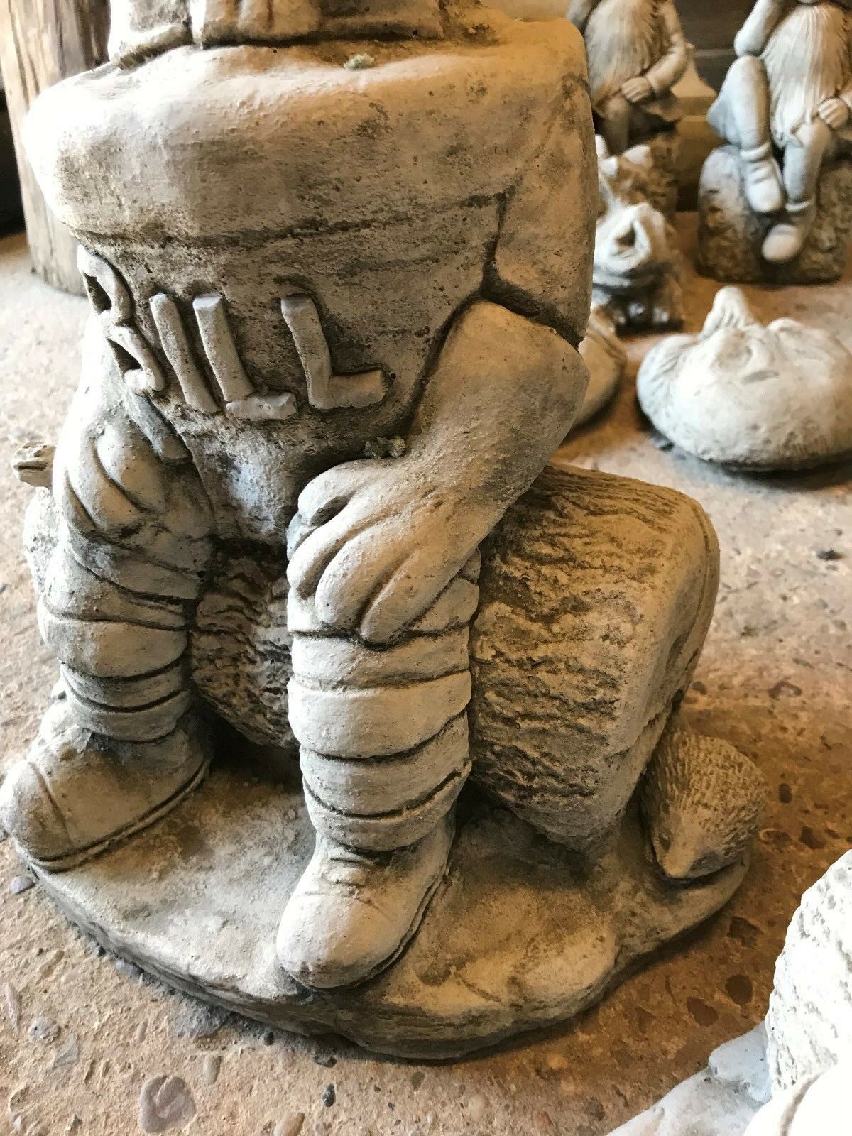 Stone Bill & Ben Flower Pot Ornaments