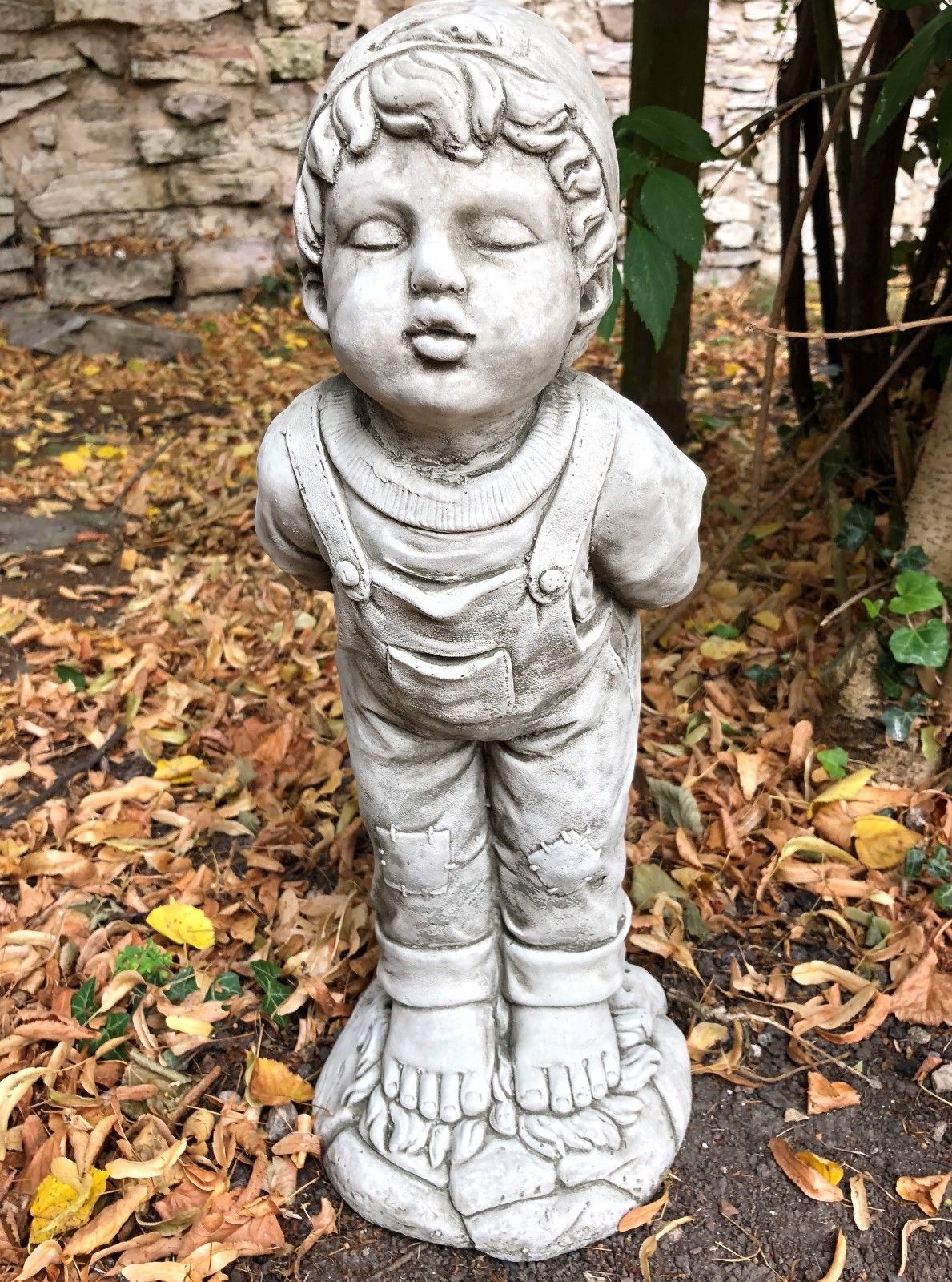 Stone Jack & Jill Statues