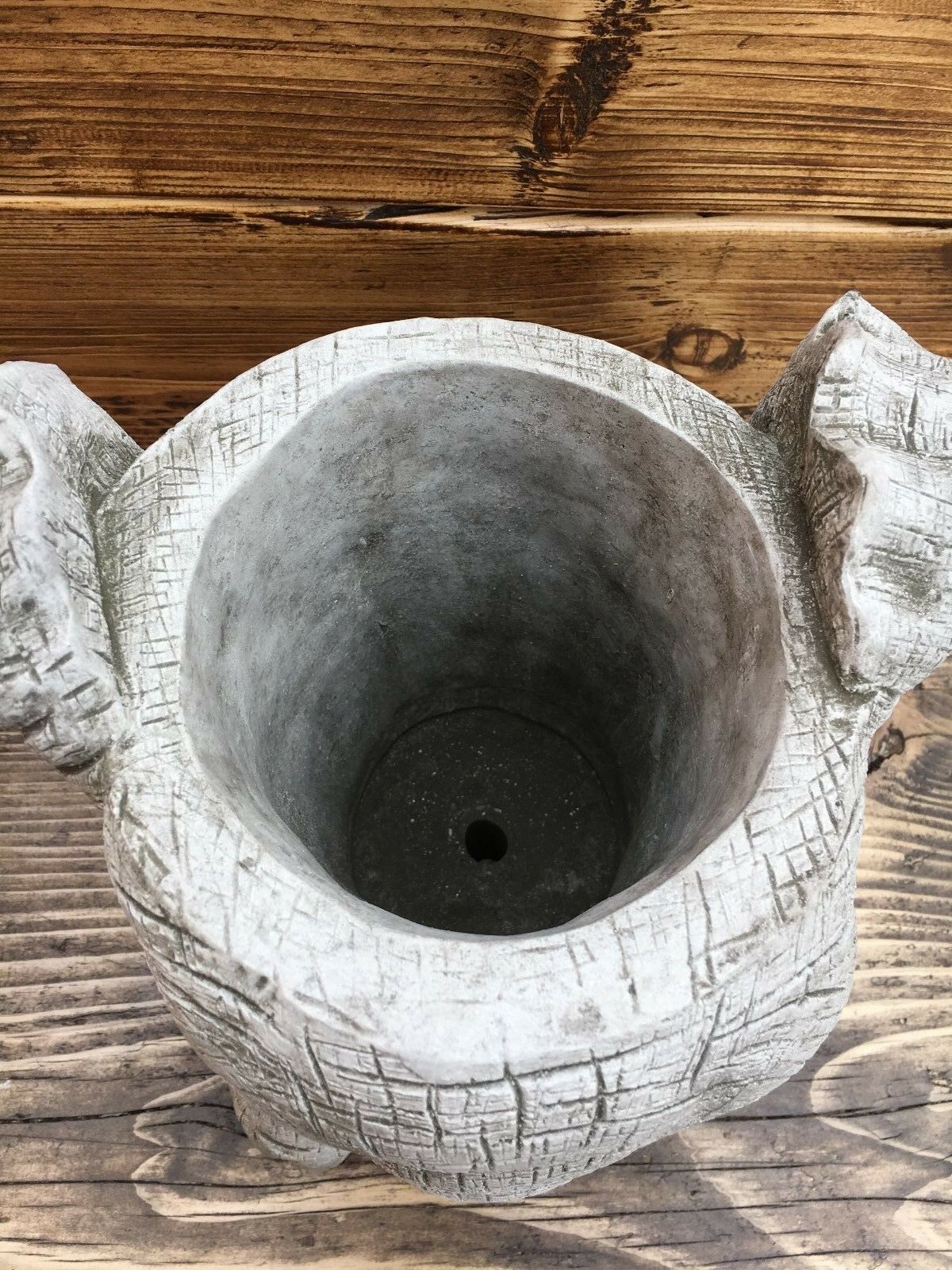 Stone Elephant Planter Pot
