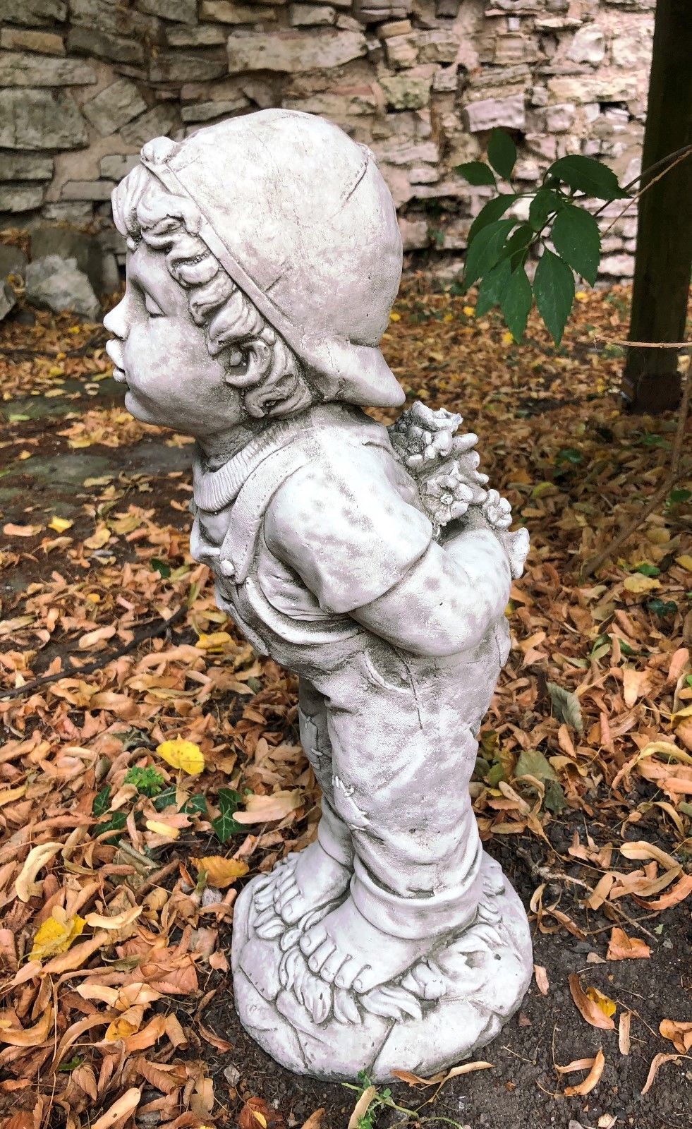Stone Jack & Jill Statues