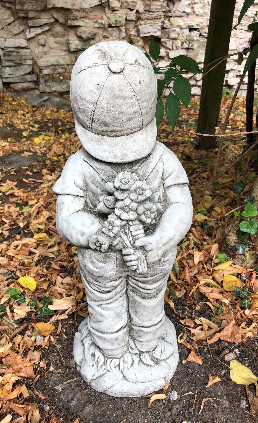 Stone Jack & Jill Statues