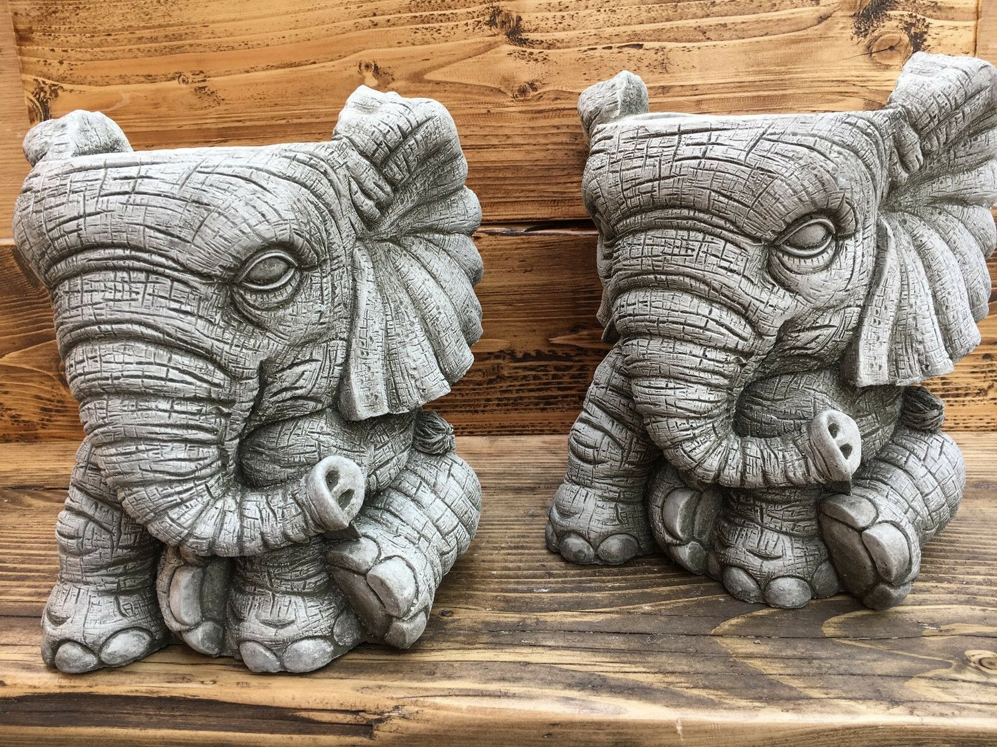 Stone Elephant Planter Pot