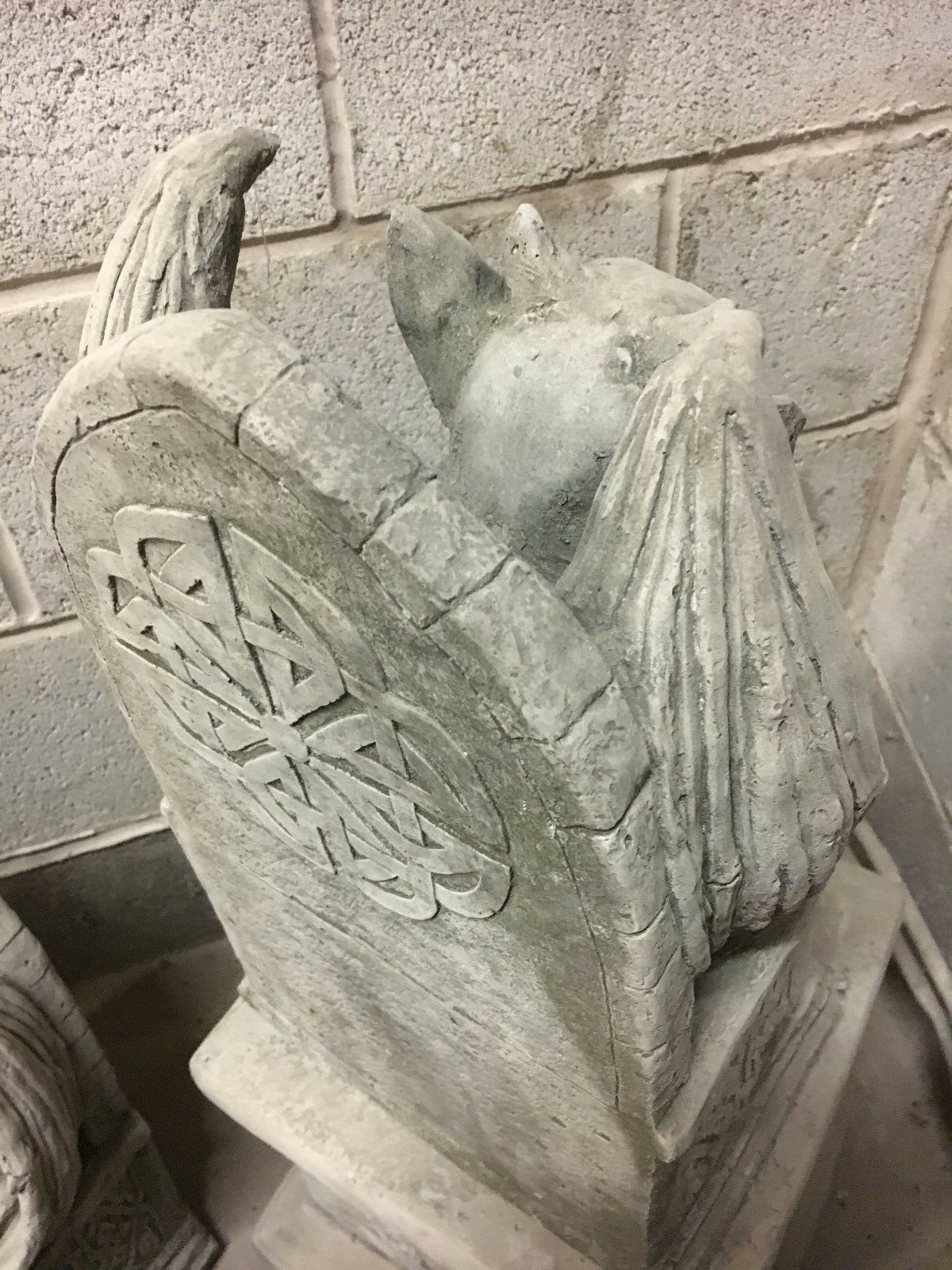 Stone King Gargoyle on Throne Statue