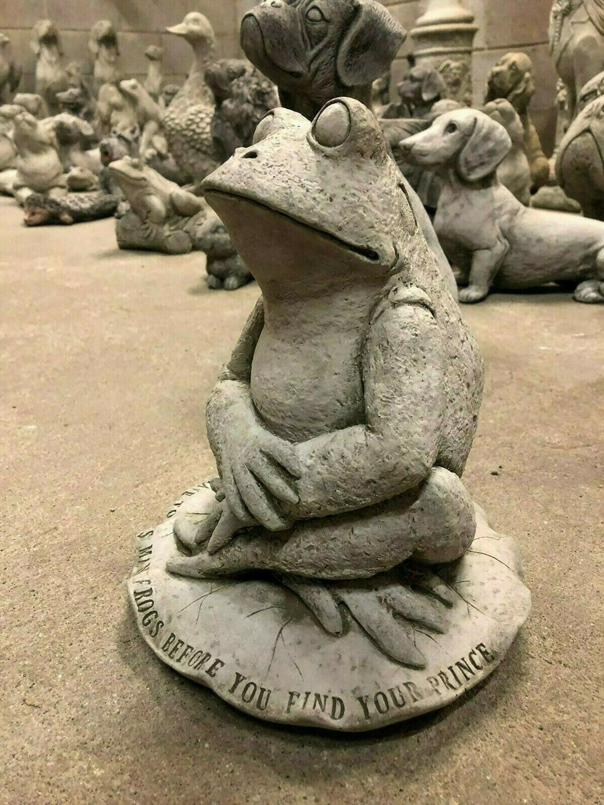 Stone Frog on Lilypad Ornament