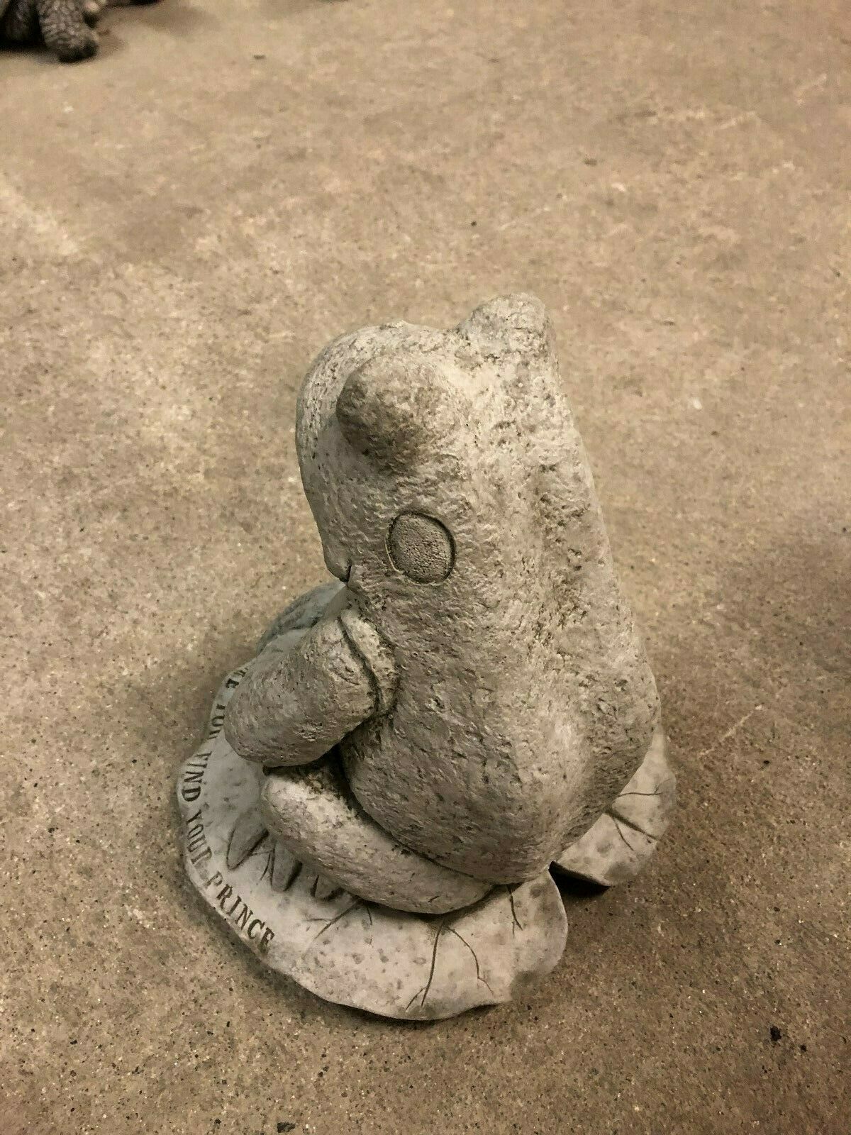 Stone Frog on Lilypad Ornament