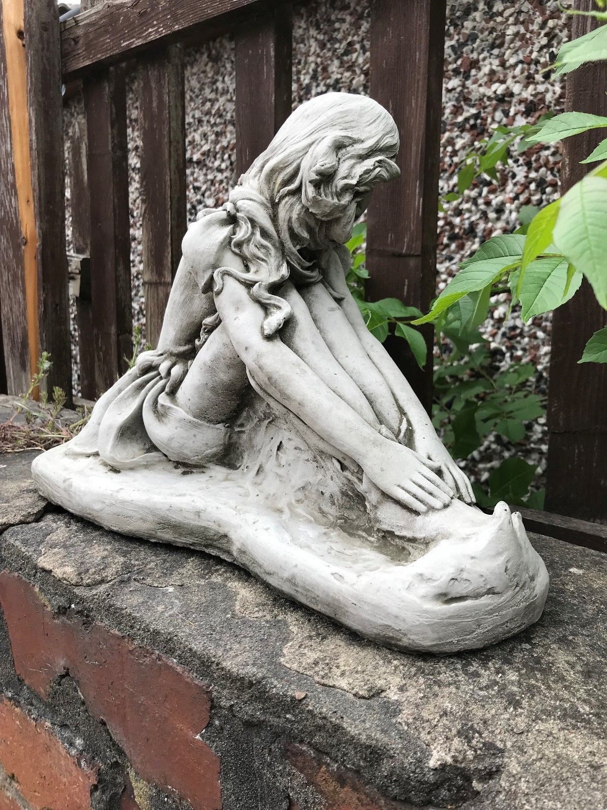 Stone Fairy Garden Ornament - Unique Sculpture for Gardens