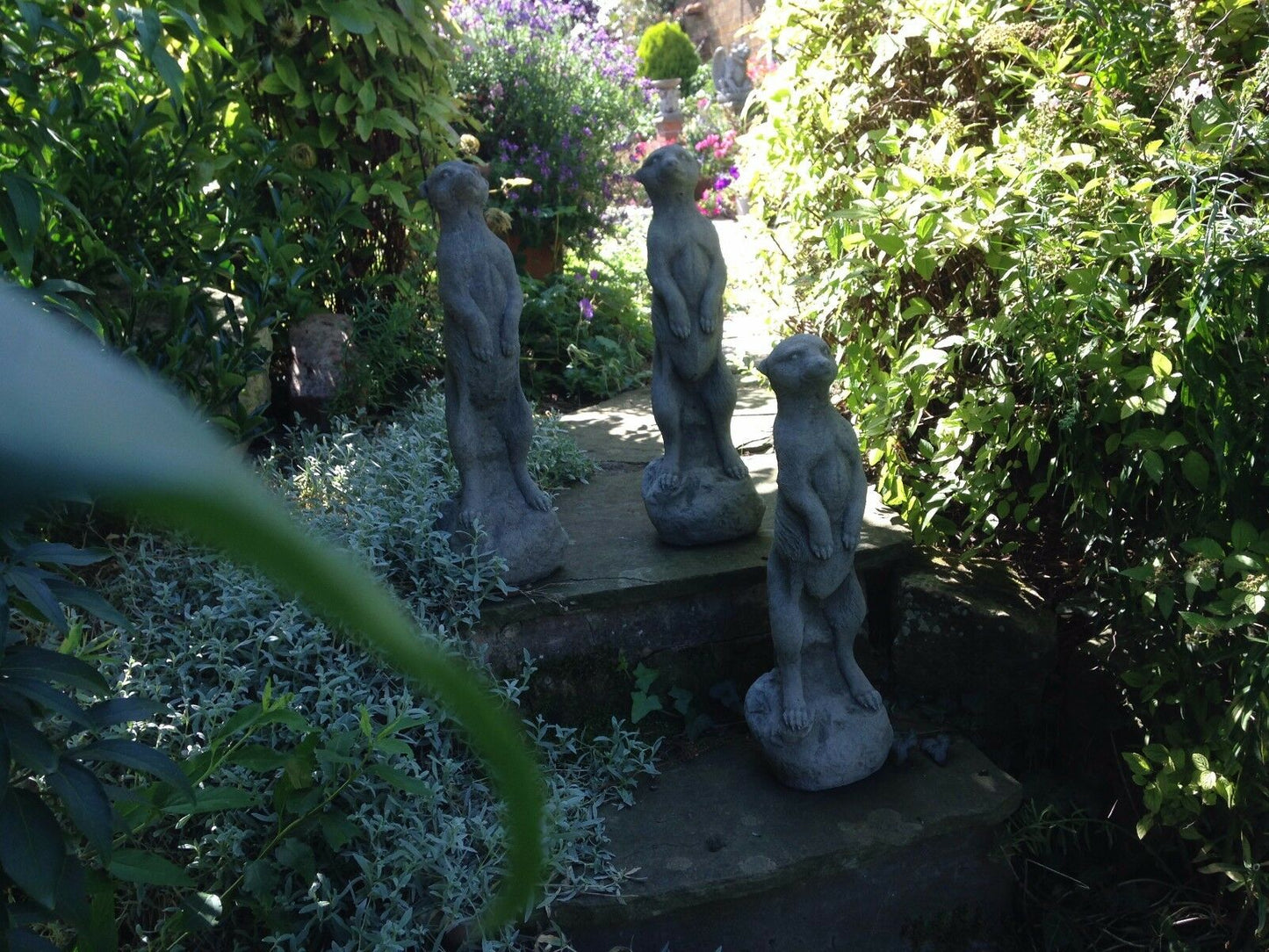 Stone Standing Meerkat Ornament
