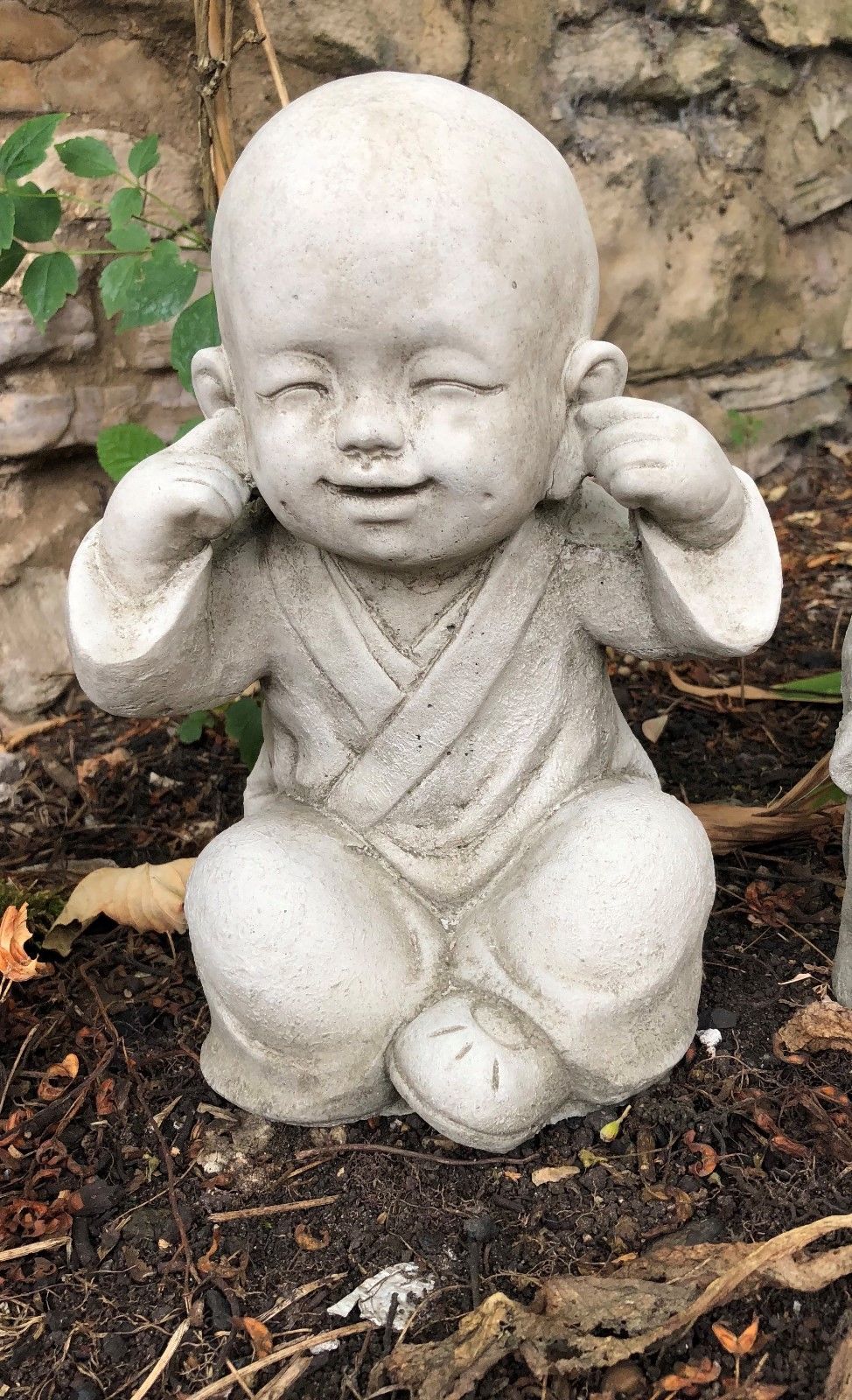 Baby Monk Garden Ornaments - See, Hear, Speak No Evil Set