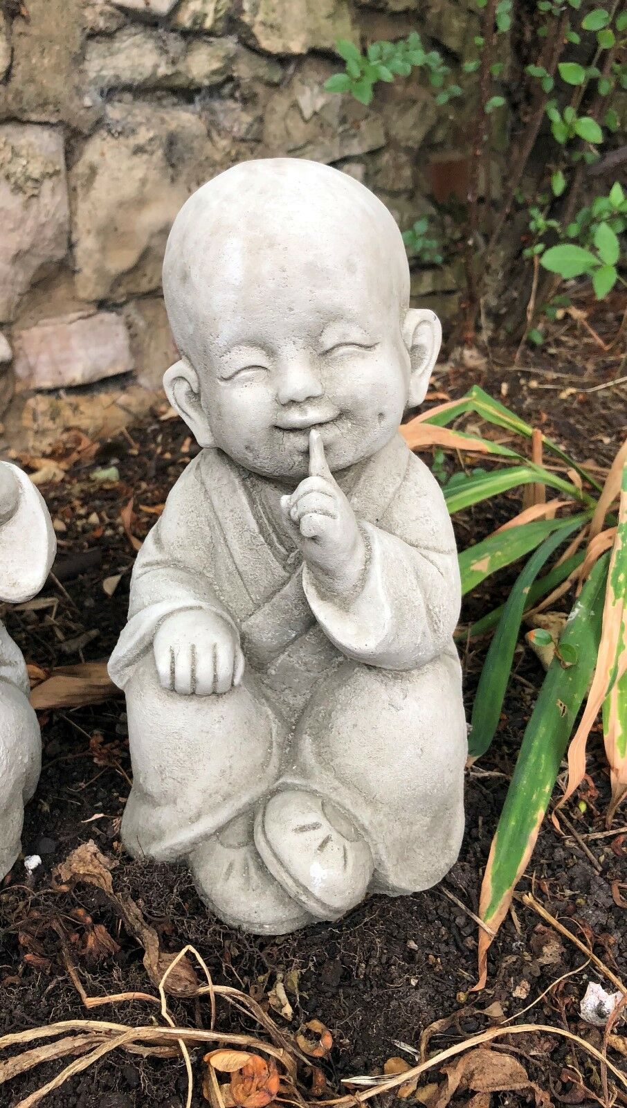 Baby Monk Garden Ornaments - See, Hear, Speak No Evil Set