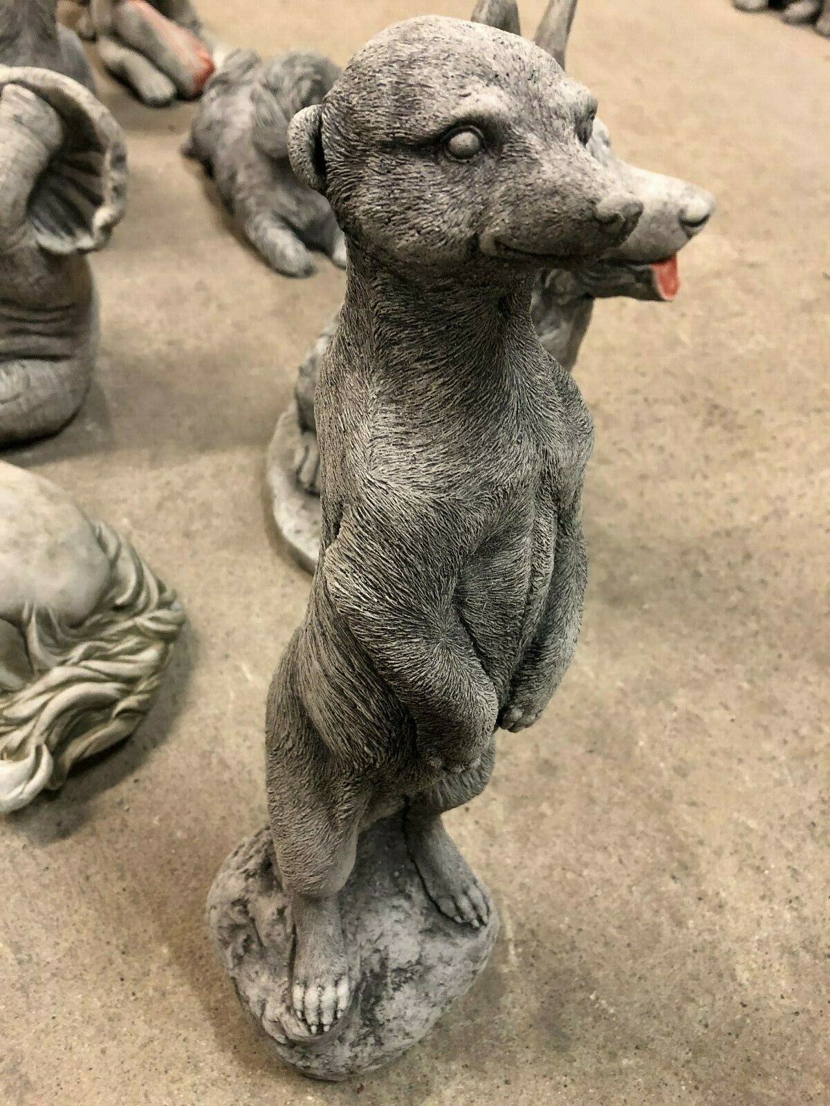Stone Standing Meerkat Ornament