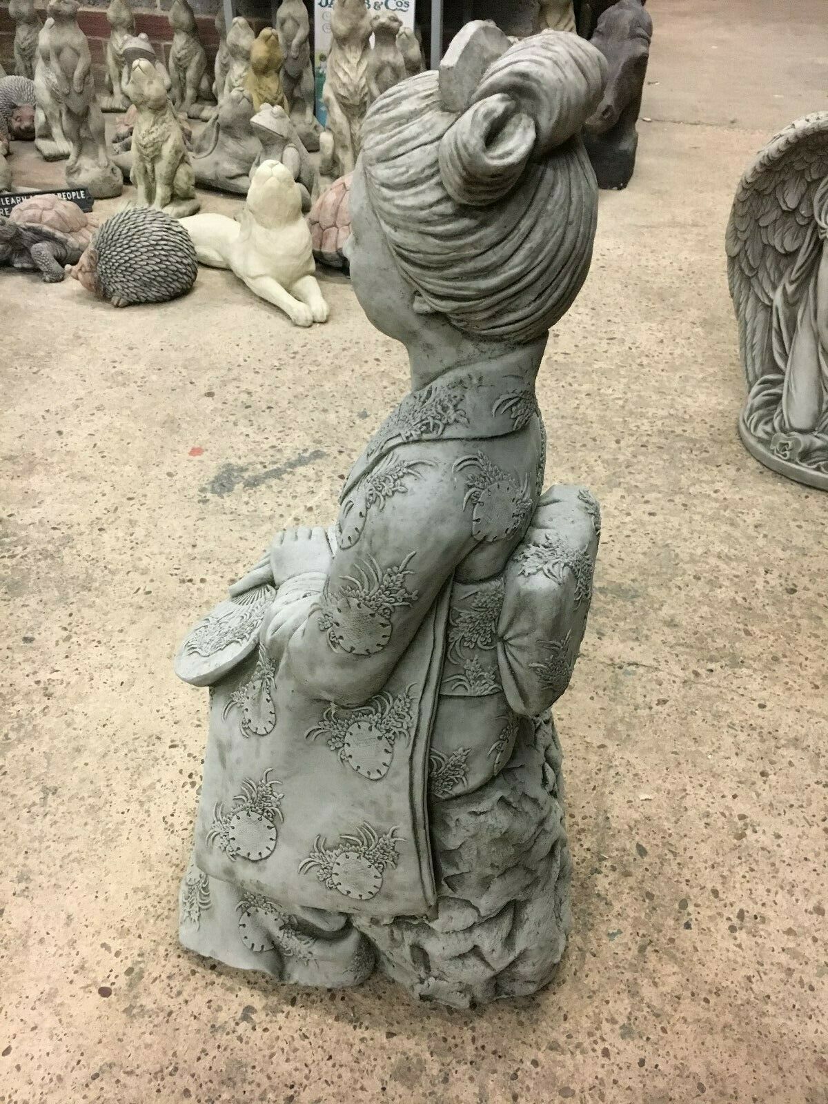 Stone Geisha/Geiko Lady Statue