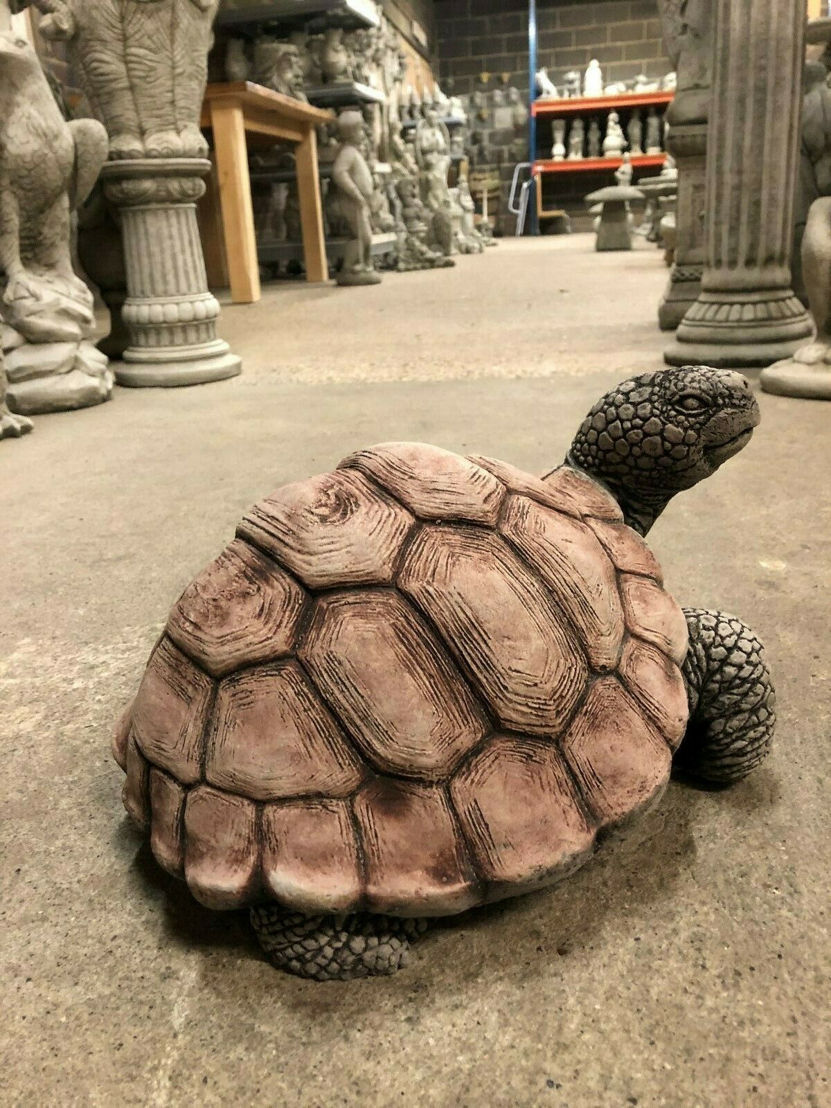 Large Stone Tortoise Ornament