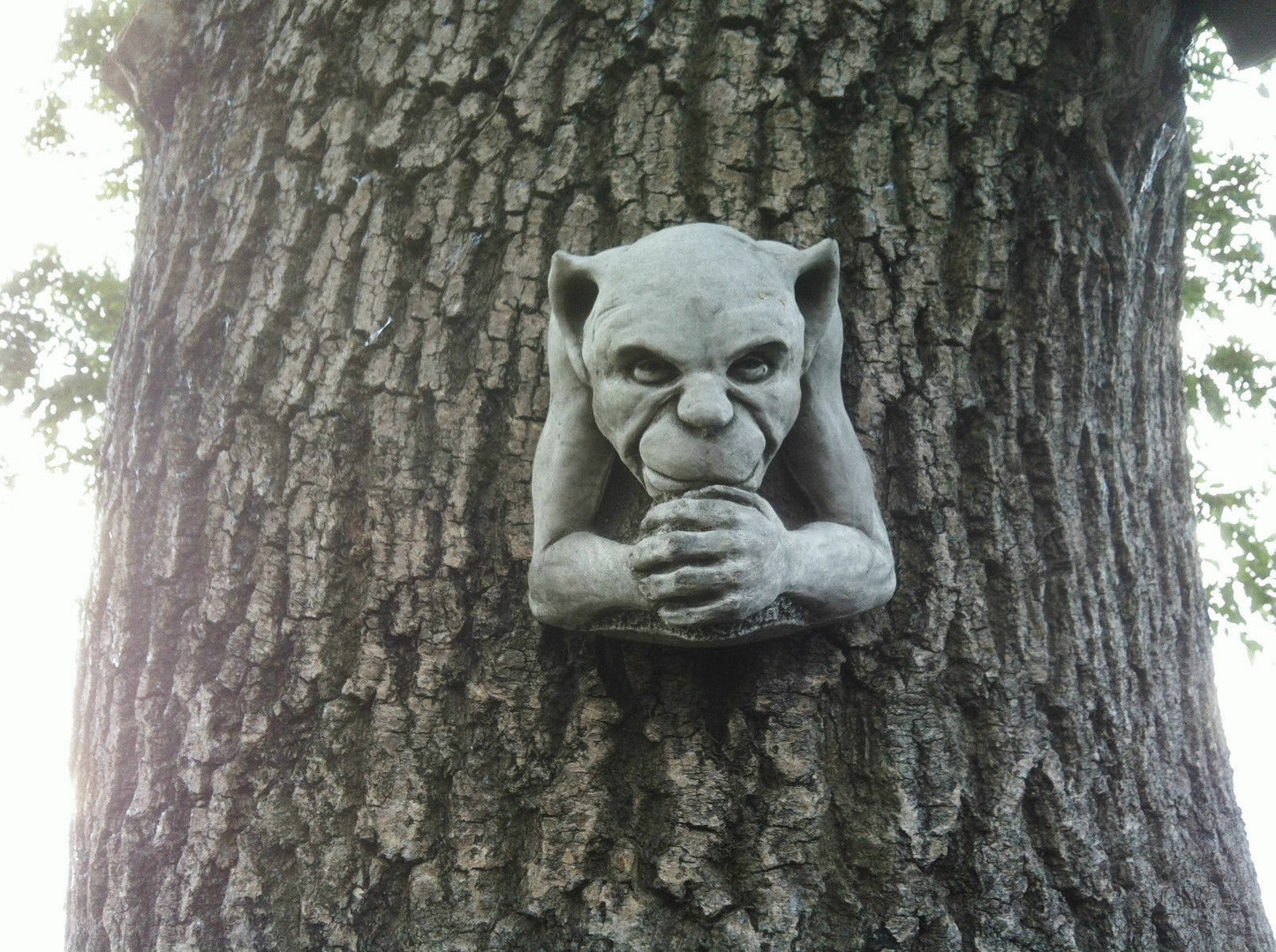 Gargoyle Stone Sculpture for Garden Wall