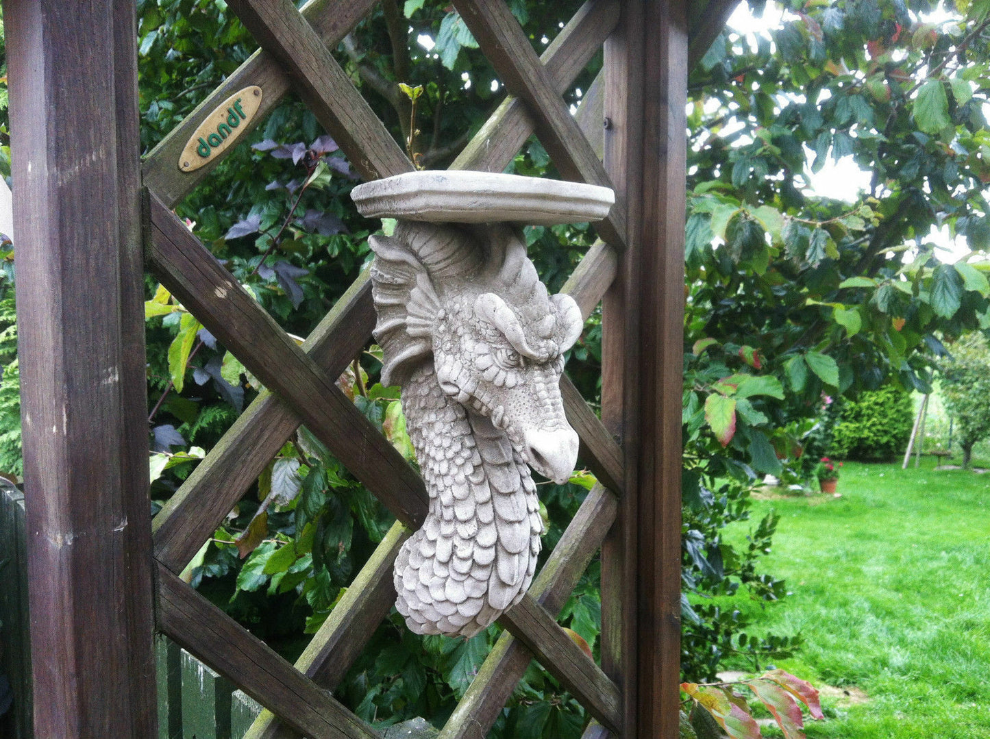 Stone Dragon Wall Shelf/Plaque