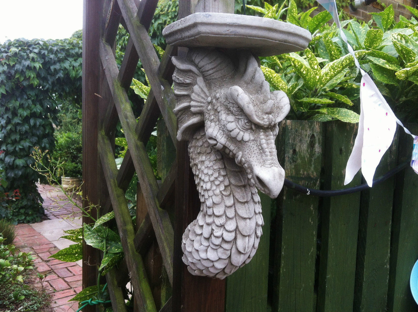 Stone Dragon Wall Shelf/Plaque