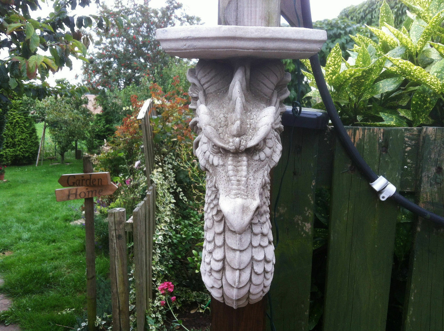 Stone Dragon Wall Shelf/Plaque