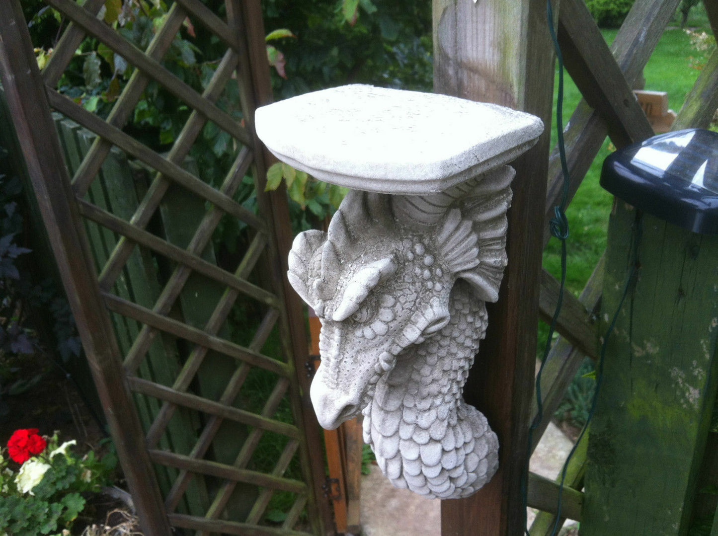 Stone Dragon Wall Shelf/Plaque
