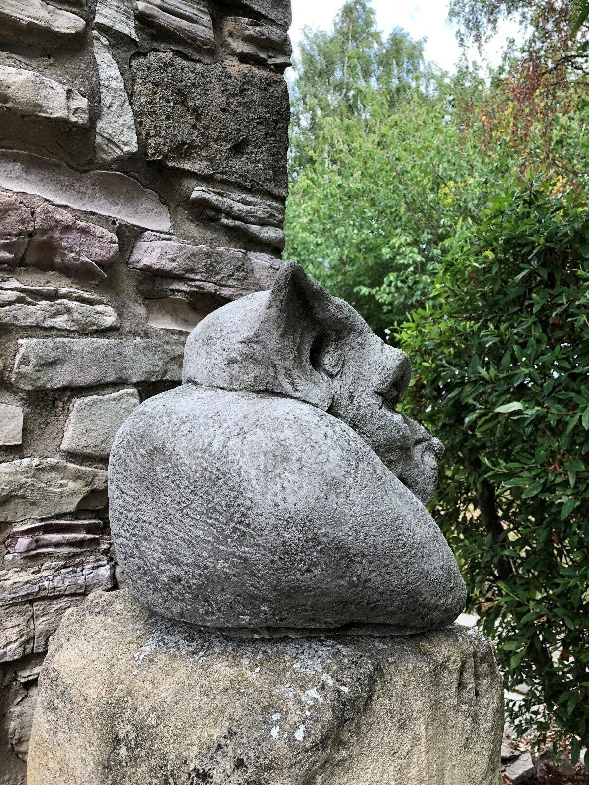 Stone Dog Gargoyle Finial