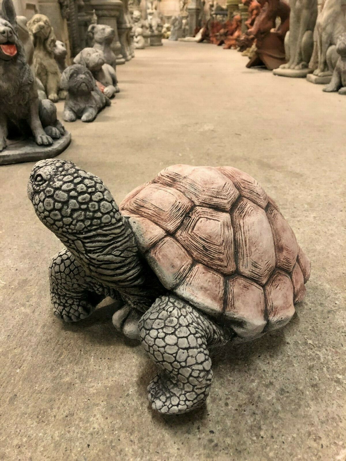 Large Stone Tortoise Ornament