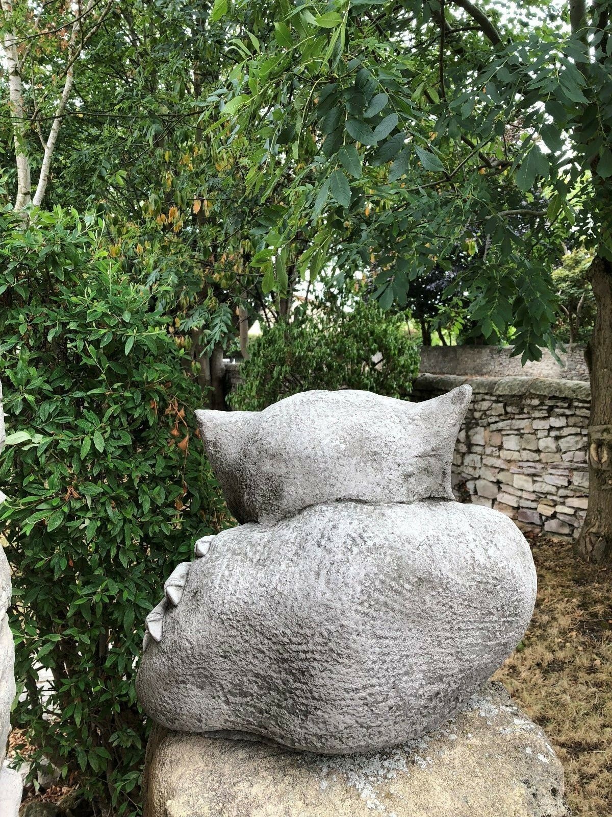 Stone Dog Gargoyle Finial