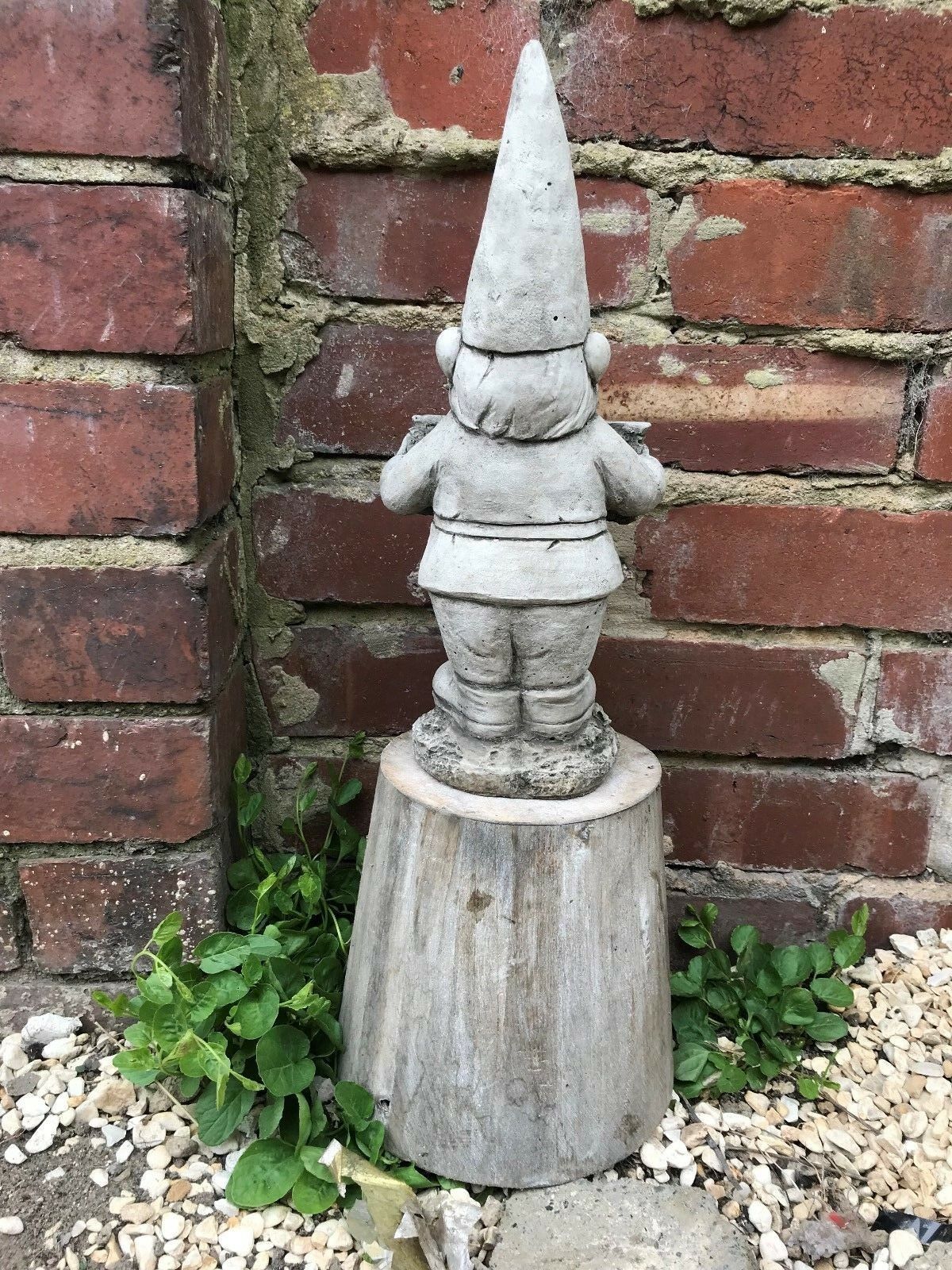 Stone Grumpy Gnome Ornament