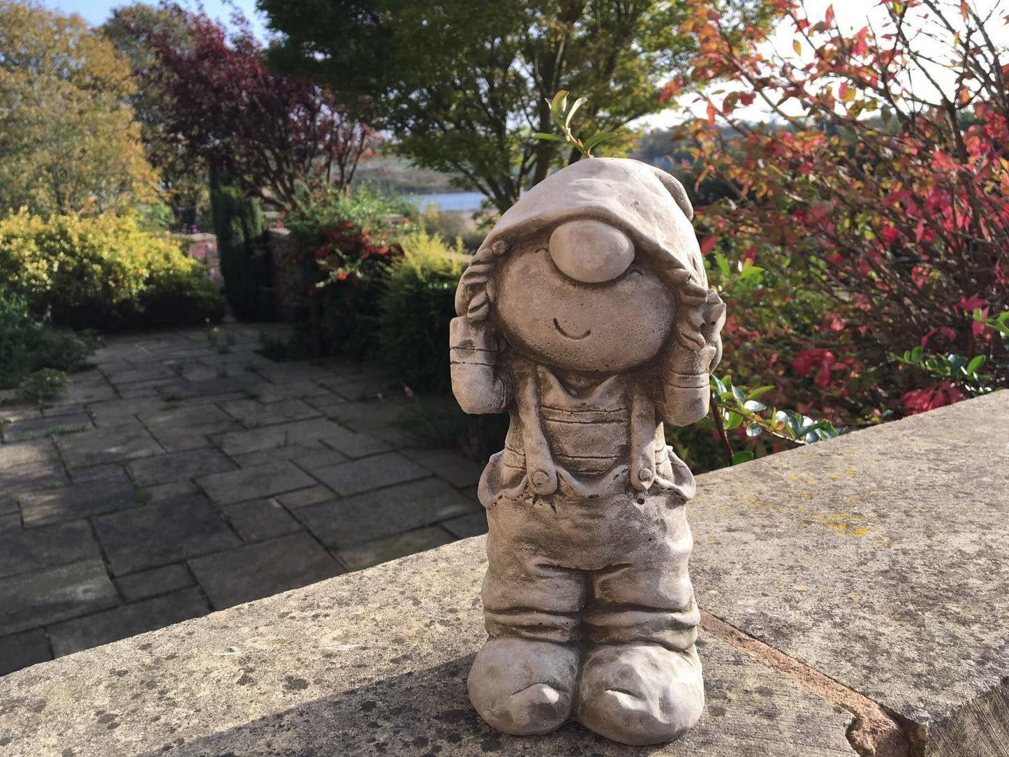 Stone Boy in Dungaree Ornament