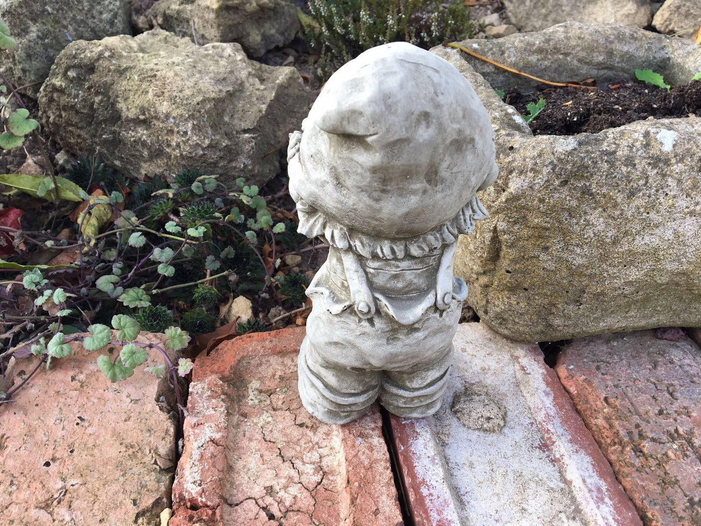 Stone Boy in Dungaree Ornament