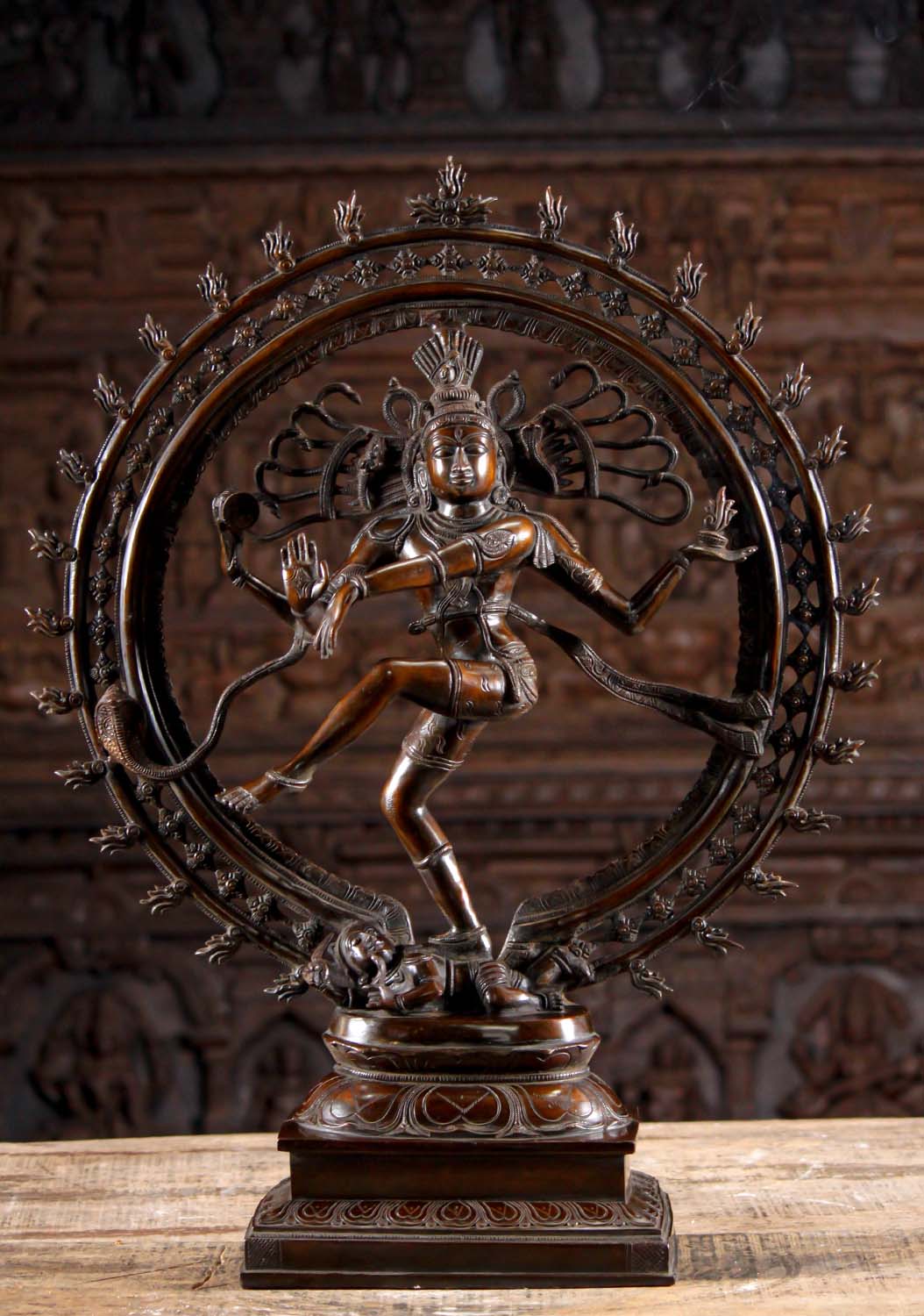 Brass Dancing Shiva Statue 