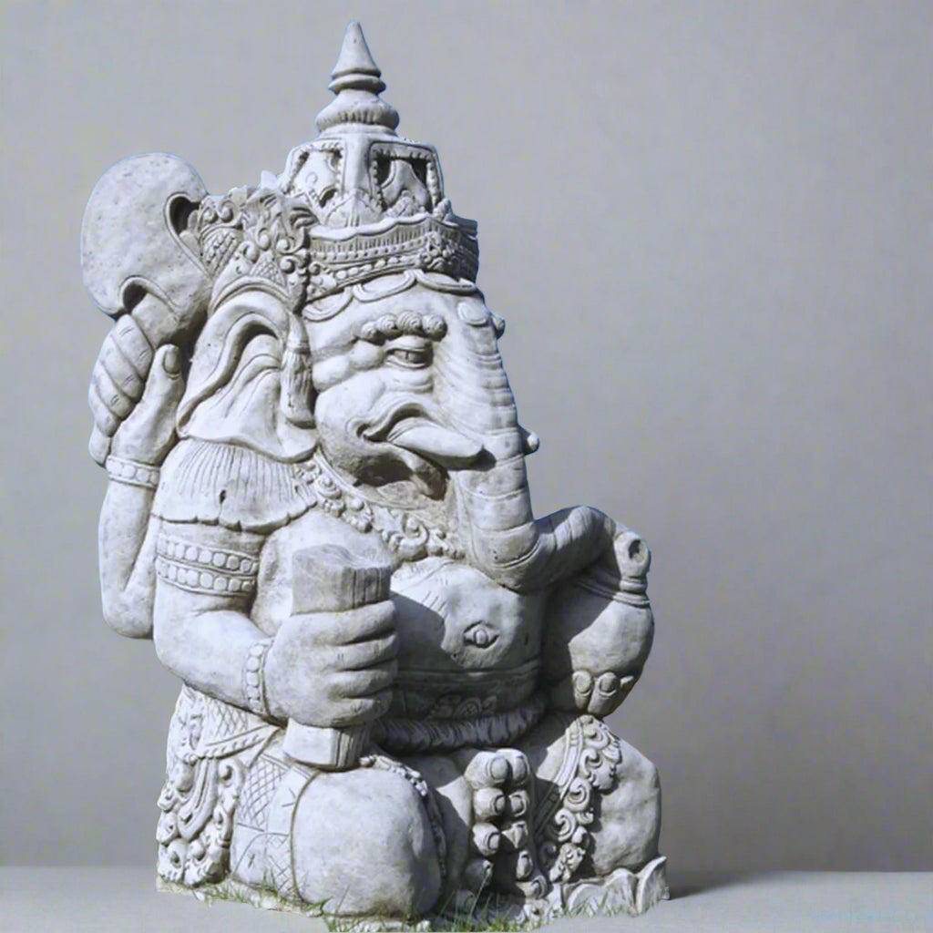 Large Stone Ganesh Statue