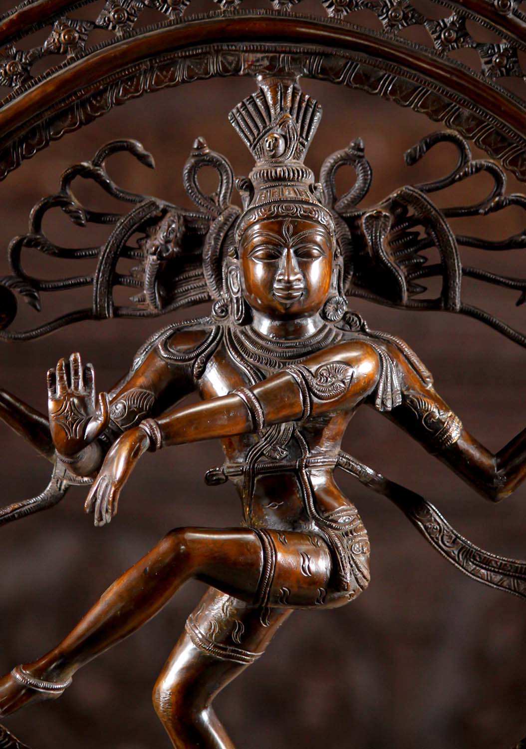 Brass Dancing Shiva Statue 