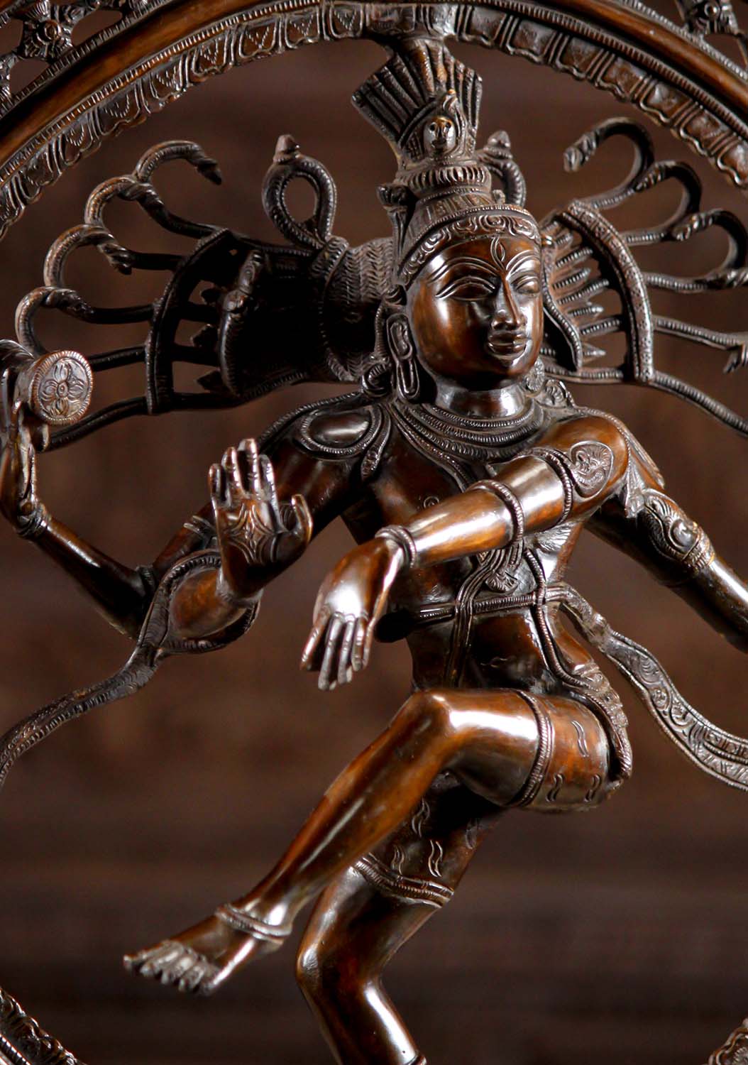 Brass Dancing Shiva Statue 