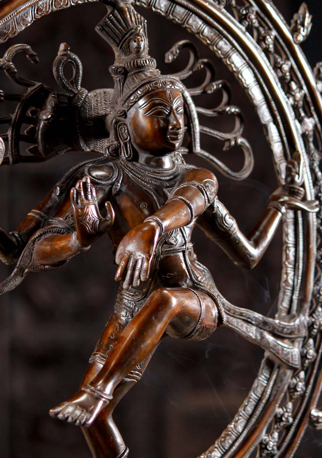 Brass Dancing Shiva Statue 